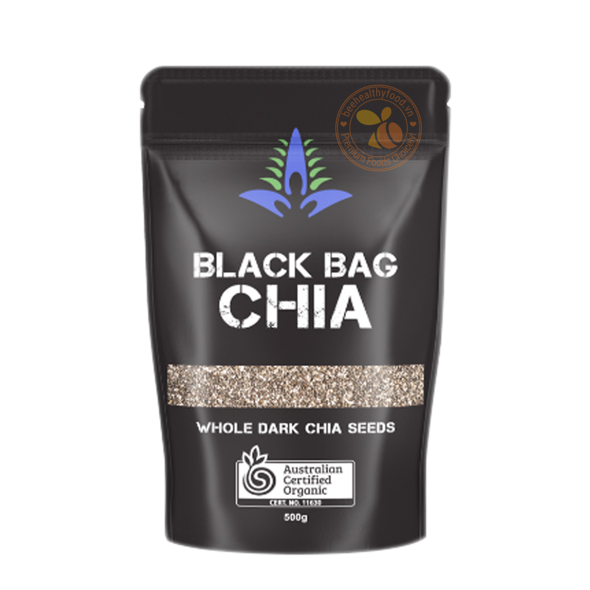 Hạt Chia Đen 500g - Chia Black Bag Úc Hàng Chuẩn Organic 100%